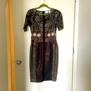 Beautiful short sleeve Byron Lars dress.